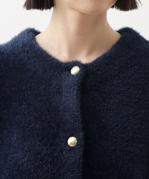 THE SHOP TK / ザ ショップ ティーケー カーディガン・ボレロ | 【即戦力】ベロアフェザーカーディガン | 詳細14