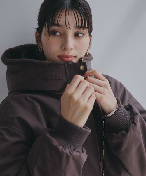 THE SHOP TK / ザ ショップ ティーケー レザーブルゾン・ジャケット | 【2WAY/洗える】リバーシブル フェイクファーブルゾン | 詳細1