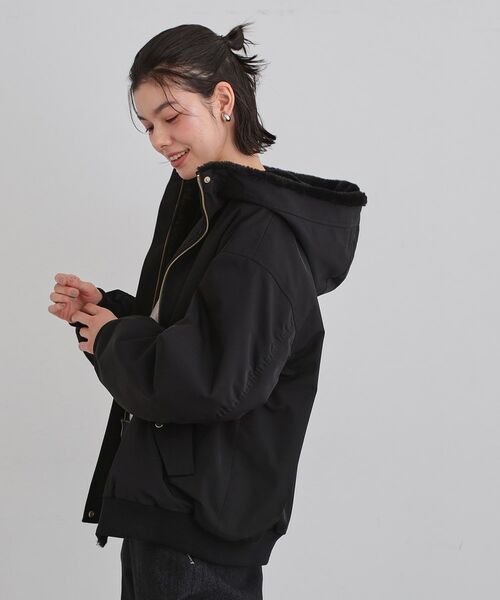 THE SHOP TK / ザ ショップ ティーケー レザーブルゾン・ジャケット | 【2WAY/洗える】リバーシブル フェイクファーブルゾン | 詳細15