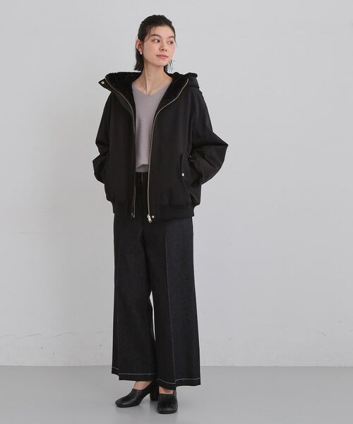 THE SHOP TK / ザ ショップ ティーケー レザーブルゾン・ジャケット | 【2WAY/洗える】リバーシブル フェイクファーブルゾン | 詳細17