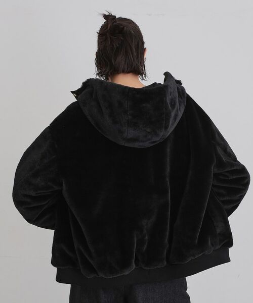 THE SHOP TK / ザ ショップ ティーケー レザーブルゾン・ジャケット | 【2WAY/洗える】リバーシブル フェイクファーブルゾン | 詳細19