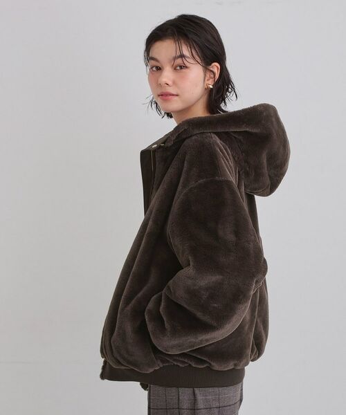 THE SHOP TK / ザ ショップ ティーケー レザーブルゾン・ジャケット | 【2WAY/洗える】リバーシブル フェイクファーブルゾン | 詳細27