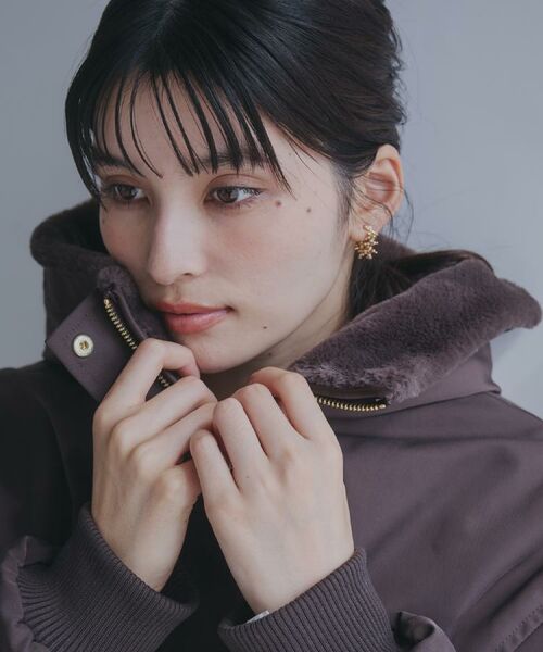 THE SHOP TK / ザ ショップ ティーケー レザーブルゾン・ジャケット | 【2WAY/洗える】リバーシブル フェイクファーブルゾン | 詳細3