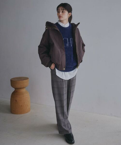 THE SHOP TK / ザ ショップ ティーケー レザーブルゾン・ジャケット | 【2WAY/洗える】リバーシブル フェイクファーブルゾン | 詳細4