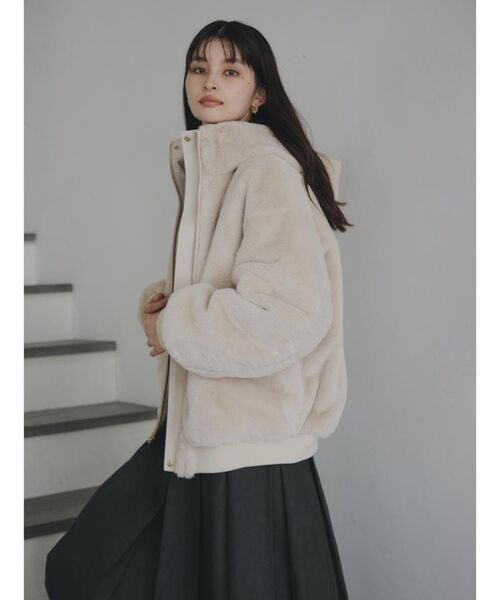 THE SHOP TK / ザ ショップ ティーケー レザーブルゾン・ジャケット | 【2WAY/洗える】リバーシブル フェイクファーブルゾン | 詳細5