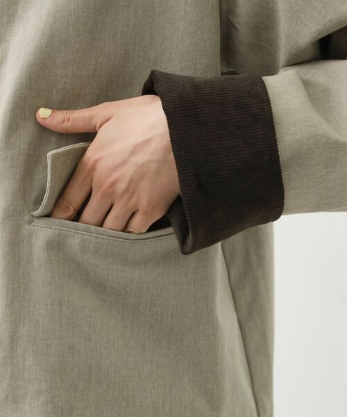 THE SHOP TK / ザ ショップ ティーケー レザーブルゾン・ジャケット | カバーオールジャケット【洗える】 | 詳細15