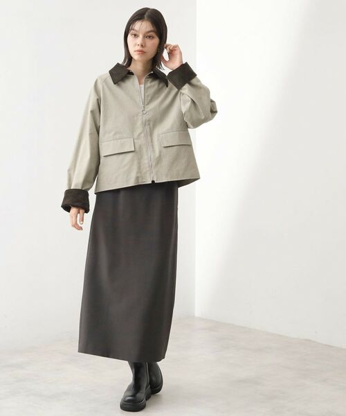 THE SHOP TK / ザ ショップ ティーケー レザーブルゾン・ジャケット | カバーオールジャケット【洗える】 | 詳細2