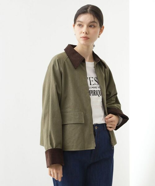 THE SHOP TK / ザ ショップ ティーケー レザーブルゾン・ジャケット | カバーオールジャケット【洗える】 | 詳細5