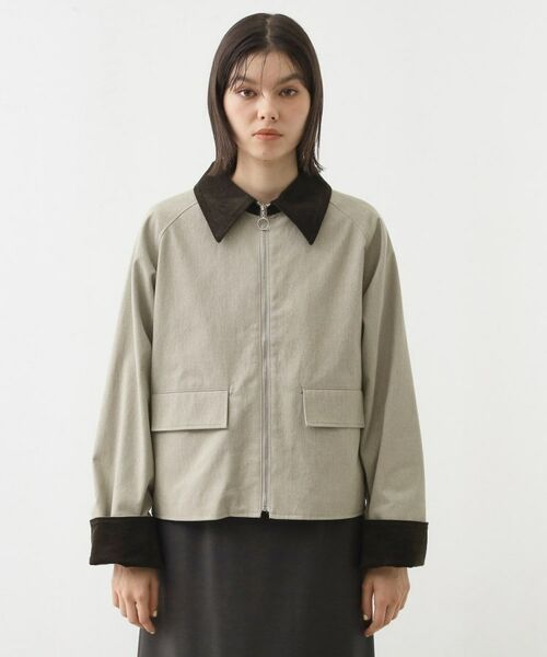 THE SHOP TK / ザ ショップ ティーケー レザーブルゾン・ジャケット | カバーオールジャケット【洗える】 | 詳細9