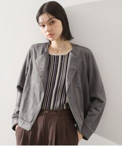 THE SHOP TK / ザ ショップ ティーケー レザーブルゾン・ジャケット | スエードライク ライダースジャケット