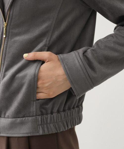 THE SHOP TK / ザ ショップ ティーケー レザーブルゾン・ジャケット | スエードライク ライダースジャケット | 詳細15