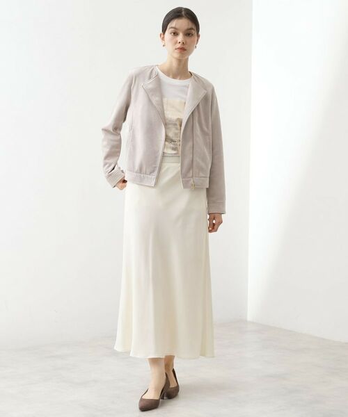 THE SHOP TK / ザ ショップ ティーケー レザーブルゾン・ジャケット | スエードライク ライダースジャケット | 詳細7