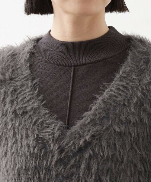 THE SHOP TK / ザ ショップ ティーケー ロング・マキシ丈ワンピース | 優秀ふわふわベスト＆ニットワンピース【毛玉になりにくい/静電気防止/洗える】 | 詳細12