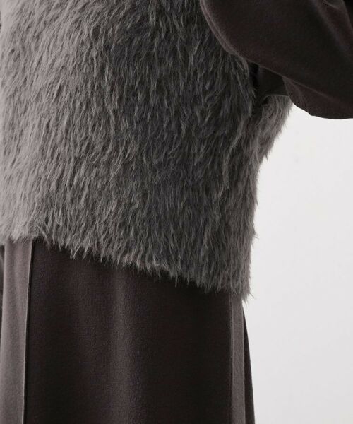 THE SHOP TK / ザ ショップ ティーケー ロング・マキシ丈ワンピース | 優秀ふわふわベスト＆ニットワンピース【毛玉になりにくい/静電気防止/洗える】 | 詳細14