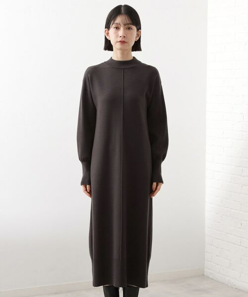 THE SHOP TK / ザ ショップ ティーケー ロング・マキシ丈ワンピース | 優秀ふわふわベスト＆ニットワンピース【毛玉になりにくい/静電気防止/洗える】 | 詳細18