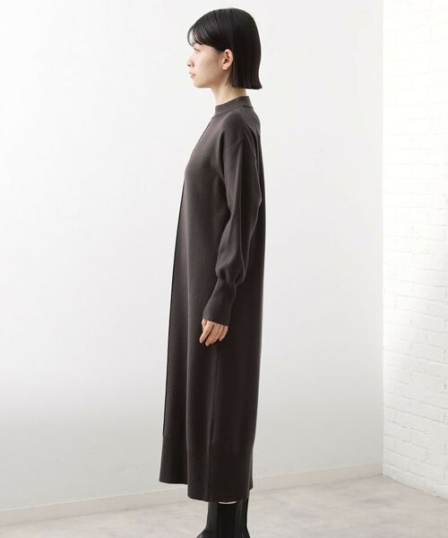 THE SHOP TK / ザ ショップ ティーケー ロング・マキシ丈ワンピース | 優秀ふわふわベスト＆ニットワンピース【毛玉になりにくい/静電気防止/洗える】 | 詳細19