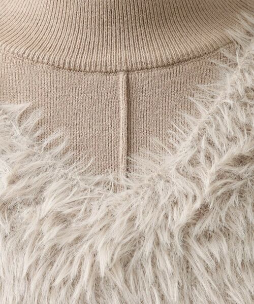 THE SHOP TK / ザ ショップ ティーケー ロング・マキシ丈ワンピース | 優秀ふわふわベスト＆ニットワンピース【毛玉になりにくい/静電気防止/洗える】 | 詳細4