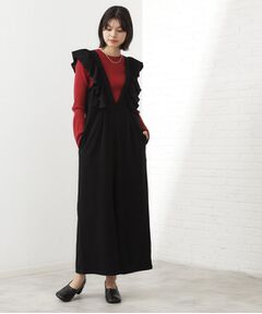 THE SHOP TK / ザ ショップ ティーケー サロペット・オールインワン | 【シーズンレス】フリルオールインワン