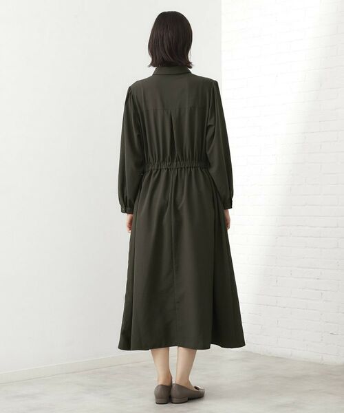 THE SHOP TK / ザ ショップ ティーケー ロング・マキシ丈ワンピース | 【即戦力】フィット&フレア長袖ワンピース | 詳細10