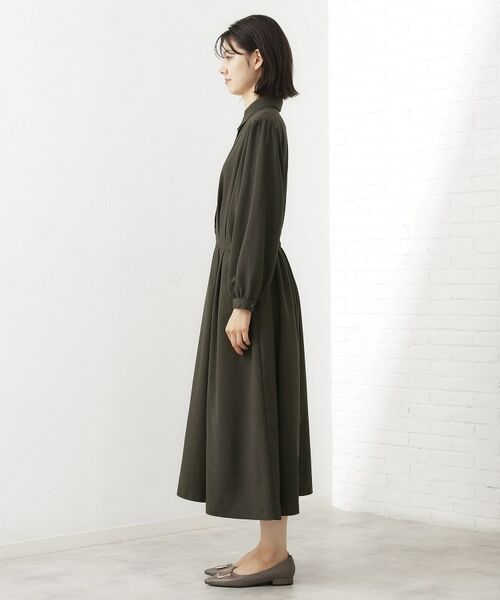 THE SHOP TK / ザ ショップ ティーケー ロング・マキシ丈ワンピース | 【即戦力】フィット&フレア長袖ワンピース | 詳細9