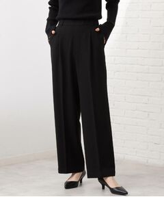 THE SHOP TK / ザ ショップ ティーケー パンツ | 【着丈選べる/XS～XLサイズ】あったか裏起毛ワイドパンツ