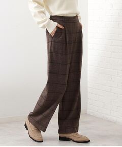 THE SHOP TK / ザ ショップ ティーケー パンツ | 【着丈選べる/XS～XLサイズ】あったか裏起毛ワイドパンツ