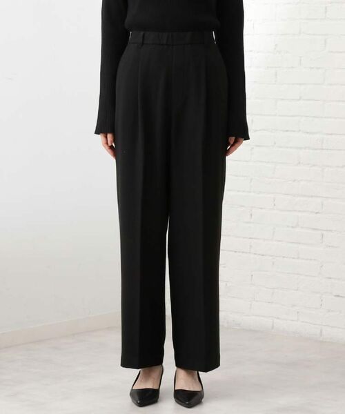 THE SHOP TK / ザ ショップ ティーケー パンツ | 【着丈選べる/XS～XLサイズ】あったか裏起毛ワイドパンツ | 詳細24