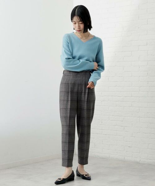 THE SHOP TK / ザ ショップ ティーケー パンツ | 【着丈選べる/XS～XLサイズ】あったか裏起毛テーパードパンツ | 詳細11