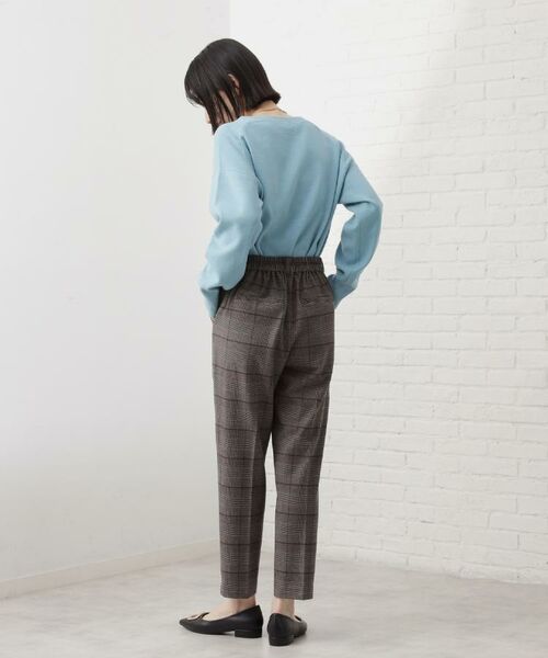 THE SHOP TK / ザ ショップ ティーケー パンツ | 【着丈選べる/XS～XLサイズ】あったか裏起毛テーパードパンツ | 詳細13