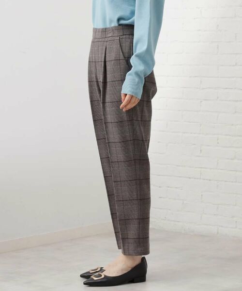 THE SHOP TK / ザ ショップ ティーケー パンツ | 【着丈選べる/XS～XLサイズ】あったか裏起毛テーパードパンツ | 詳細15