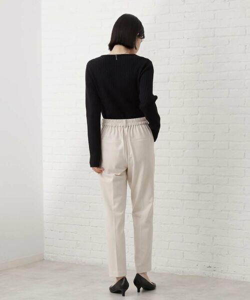 THE SHOP TK / ザ ショップ ティーケー パンツ | 【着丈選べる/XS～XLサイズ】あったか裏起毛テーパードパンツ | 詳細20