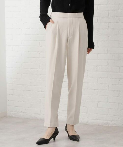 THE SHOP TK / ザ ショップ ティーケー パンツ | 【着丈選べる/XS～XLサイズ】あったか裏起毛テーパードパンツ | 詳細21