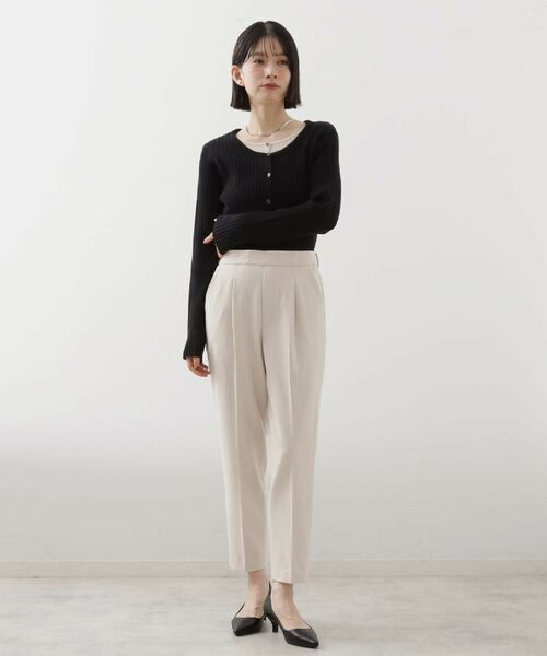 THE SHOP TK / ザ ショップ ティーケー パンツ | 【着丈選べる/XS～XLサイズ】あったか裏起毛テーパードパンツ | 詳細27