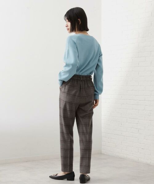 THE SHOP TK / ザ ショップ ティーケー パンツ | 【着丈選べる/XS～XLサイズ】あったか裏起毛テーパードパンツ | 詳細3