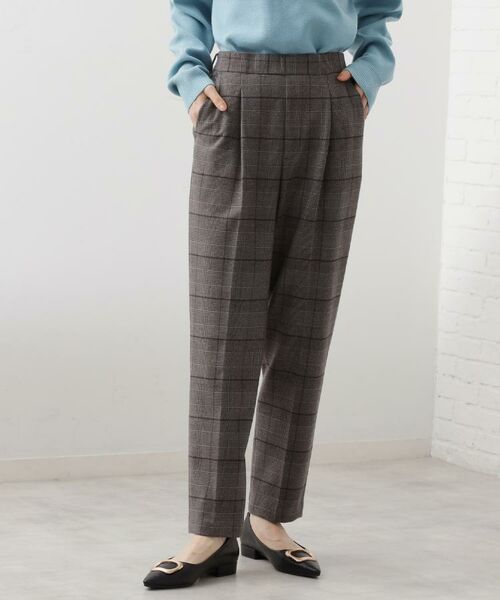 THE SHOP TK / ザ ショップ ティーケー パンツ | 【着丈選べる/XS～XLサイズ】あったか裏起毛テーパードパンツ | 詳細4