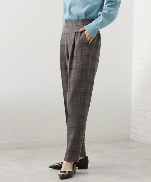 THE SHOP TK / ザ ショップ ティーケー パンツ | 【着丈選べる/XS～XLサイズ】あったか裏起毛テーパードパンツ | 詳細5