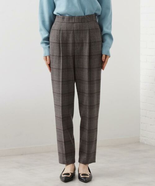 THE SHOP TK / ザ ショップ ティーケー パンツ | 【着丈選べる/XS～XLサイズ】あったか裏起毛テーパードパンツ | 詳細7