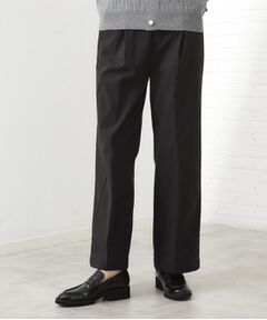 THE SHOP TK / ザ ショップ ティーケー パンツ | 【ラクで快適】ハイパーストレッチ あったか裏起毛ワイドパンツ