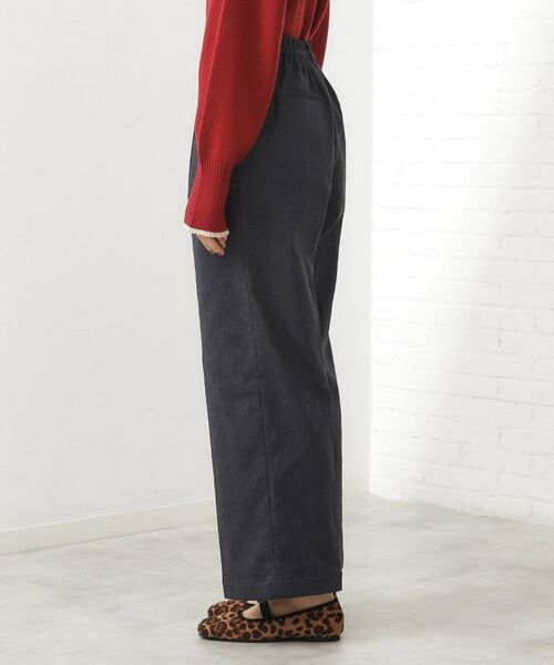 THE SHOP TK / ザ ショップ ティーケー パンツ | 【ラクで快適】ハイパーストレッチ あったか裏起毛ワイドパンツ | 詳細18
