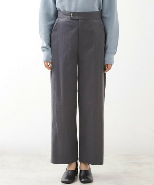 THE SHOP TK / ザ ショップ ティーケー パンツ | ワイドチノパンツ【洗える】 | 詳細11