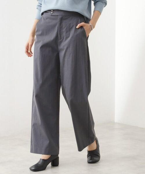 THE SHOP TK / ザ ショップ ティーケー パンツ | ワイドチノパンツ【洗える】 | 詳細3