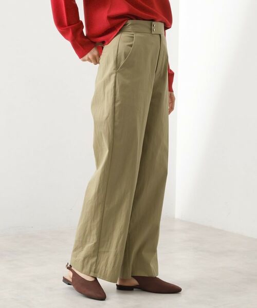 THE SHOP TK / ザ ショップ ティーケー パンツ | ワイドチノパンツ【洗える】 | 詳細7