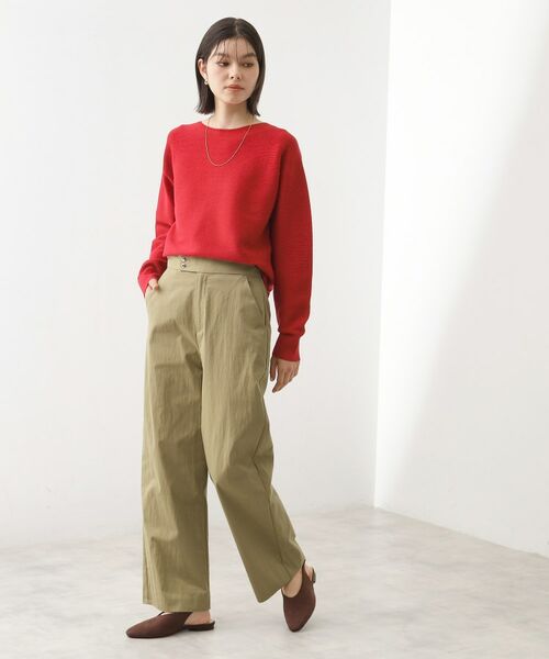 THE SHOP TK / ザ ショップ ティーケー パンツ | ワイドチノパンツ【洗える】 | 詳細8