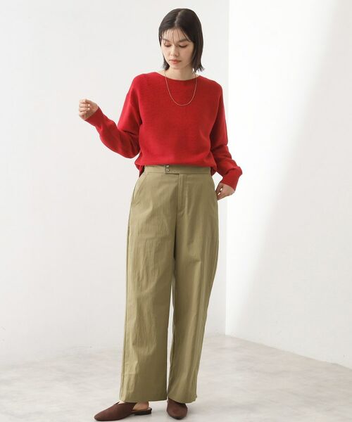 THE SHOP TK / ザ ショップ ティーケー パンツ | ワイドチノパンツ【洗える】 | 詳細9