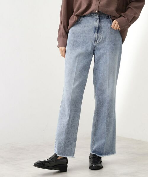 THE SHOP TK / ザ ショップ ティーケー デニムパンツ | デニムフレアパンツ【洗濯機可】 | 詳細1