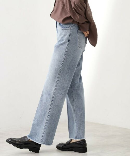THE SHOP TK / ザ ショップ ティーケー デニムパンツ | デニムフレアパンツ【洗濯機可】 | 詳細2