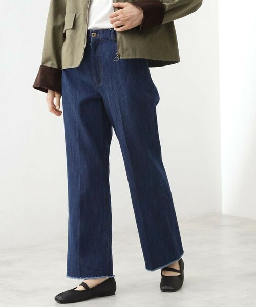 THE SHOP TK / ザ ショップ ティーケー デニムパンツ | デニムフレアパンツ【洗濯機可】 | 詳細5