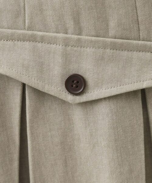 THE SHOP TK / ザ ショップ ティーケー ロング・マキシ丈スカート | フラップタックスカート【洗える】 | 詳細17