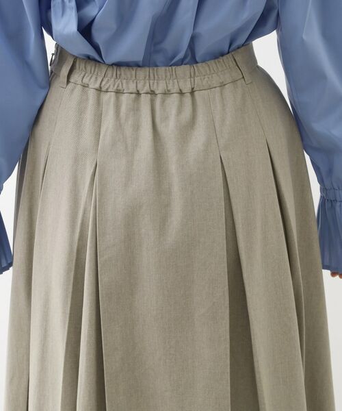 THE SHOP TK / ザ ショップ ティーケー ロング・マキシ丈スカート | フラップタックスカート【洗える】 | 詳細22