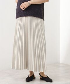 THE SHOP TK / ザ ショップ ティーケー ロング・マキシ丈スカート | スエードプリーツスカート【洗える】